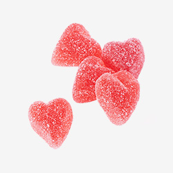 Fruchtgummiherzen