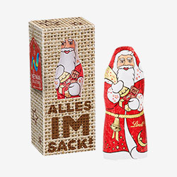 Schokoladen-Weihnachtsmänner