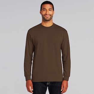 Gildan Ultra Cotton LSL - dark chocolate