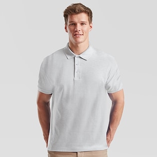 Fruit of the Loom Premium Polo - heather grey