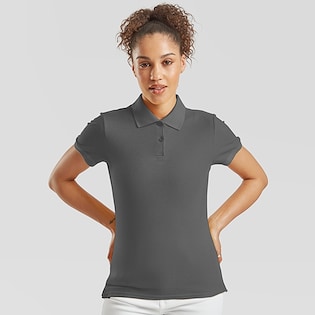 Fruit of the Loom Lady-Fit Premium Polo - light graphite