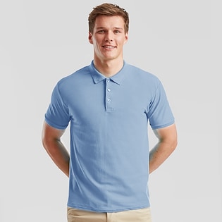 Fruit of the Loom 65/35 Polo - sky blue