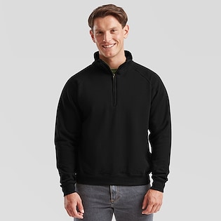 Fruit of the Loom Classic Zip Neck Sweat