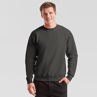 Fruit of the Loom Premium Set-in Sweat - charcoal