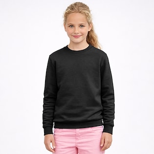 Fruit of the Loom Kids Classic Set-in Sweat - black
