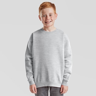 Fruit of the Loom Kids Premium Set-in Sweat - heather grey