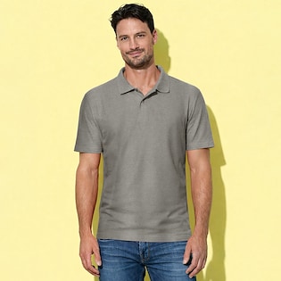 Stedman Polo Men - grey heather
