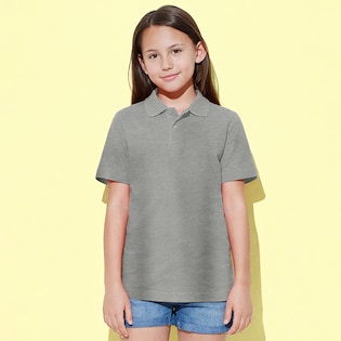 Stedman Polo Kids - grey heather
