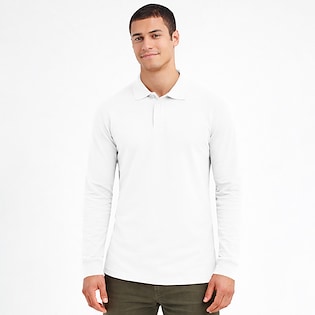 Stedman Polo Long Sleeve - white