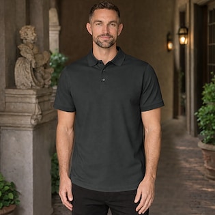 Tee Jays Luxury Stretch Polo - dark grey