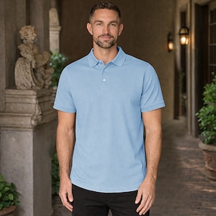 Tee Jays Luxury Stretch Polo - light blue