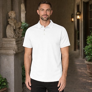 Tee Jays Luxury Stretch Polo - white