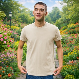 Neutral Mens Fitted T-shirt - natural
