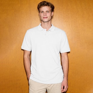 Neutral Mens Classic Polo - white