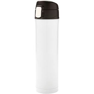 Thermosflasche Jasper, 45 cl - white/ black