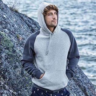 Tee Jays Two-Tone Hooded Sweatshirt