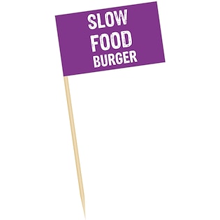Flagge Burger 100 mm