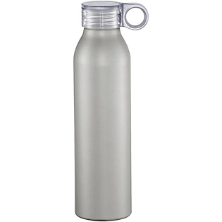 Sportflasche Lotus, 65 cl - silber