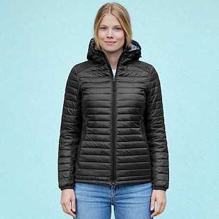 Tee Jays Ladies Hooded Aspen Crossover - black