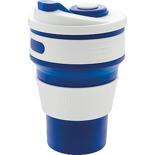 Silikonbecher Foldable, 35 cl - blue