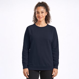 Fruit of the Loom Ladies Lightweight Raglan Sweat - deep navy