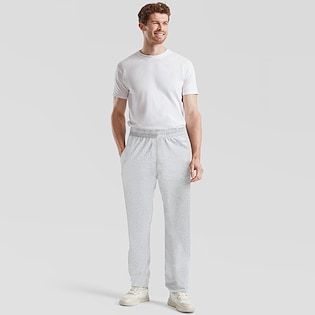 Fruit of the Loom Lightweight Open Hem Jog Pants - heather grey