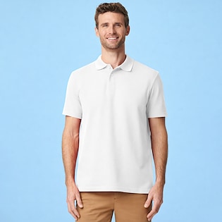 Gildan Softstyle Polo - white