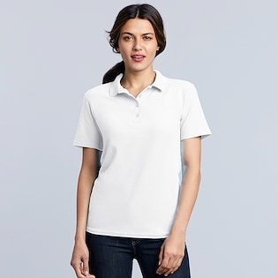 Gildan Softstyle Ladies Polo - white