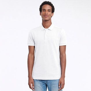 Russell Men´s Fitted Stretch Polo 566M - white