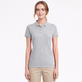 Russell Ladies´ Fitted Stretch Polo 566F - light oxford