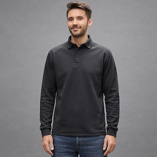 Russell Heavy Duty Workwear Collar Sweatshirt 012M - black