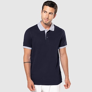 Kariban Men´s Two-tone Pique Polo Shirt