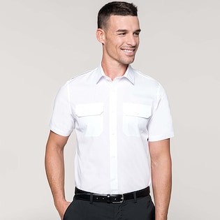 Kariban Men´s Short-Sleeved Pilot Shirt