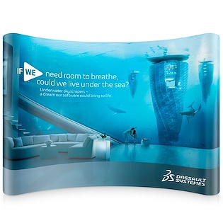 Messewand Pop Up Large, 320 cm