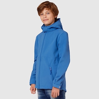 B&C Hooded Softshell Jacket Kids