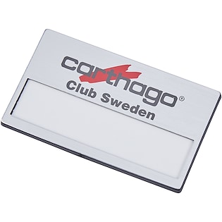 Namensschild Libero - silver/ black