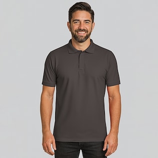 Elevate Graphite Men´s Organic Polo - storm grey