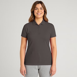 Elevate Graphite Women´s Organic Polo - storm grey
