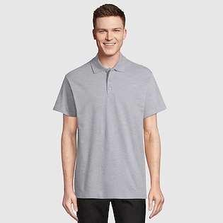 SOL´s Spring II Men Polo - grey melange