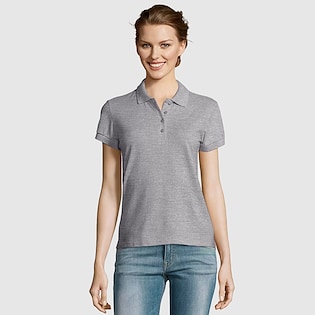 SOL´s People Women Polo - grey melange