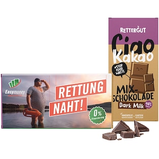 Schokoladentafel Rettergut Chase, 80 g