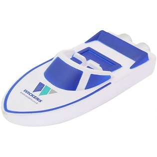 Stressball Speed Boat - white