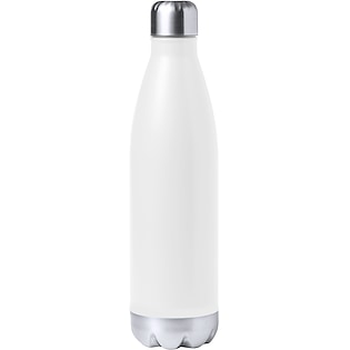Thermosflasche Lotus, 75 cl - weiß
