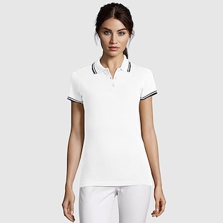 SOL´s Pasadena Women Polo - white/ navy