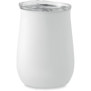 Metallbecher Strongville, 50 cl - weiß