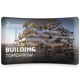 Messewand Softwall Large, 400 cm