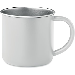 Metallbecher Wicklow - white