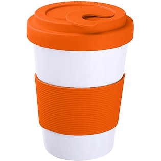 Take-away-Becher Portland Secure, 35 cl - orange