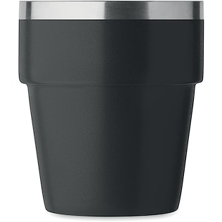 Metallbecher Cortina - black