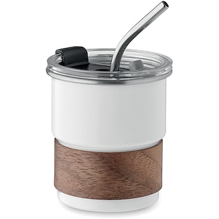 Metallbecher Donau - white